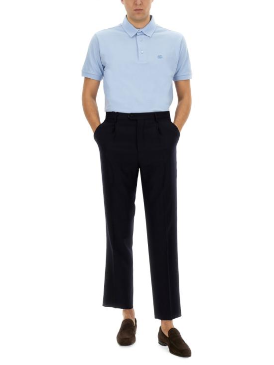 25SS 에트로 폴로 티셔츠 MRMD0006 AZURE - ETRO