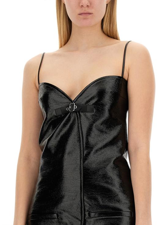  쿠레쥬 미디 원피스 124CRO334 BLACK - COURREGES