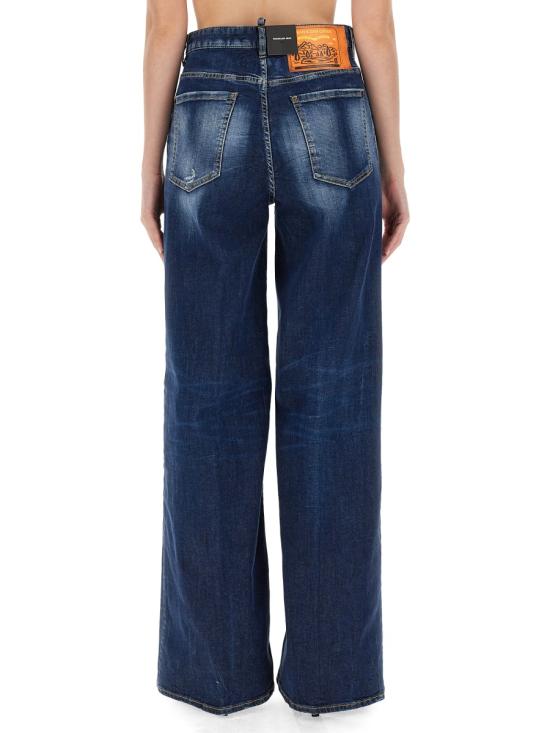  디스퀘어드2 스트레이트 팬츠 S75LB0884 DENIM - DSQUARED2