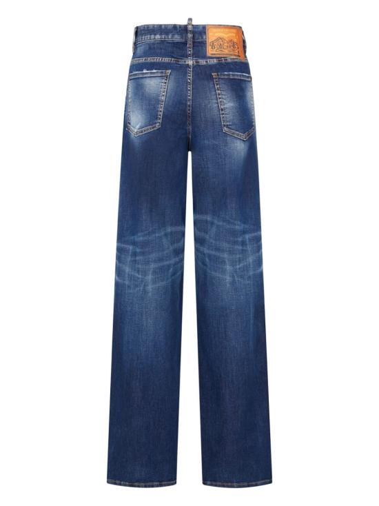  디스퀘어드2 스트레이트 팬츠 S75LB0884 DENIM - DSQUARED2