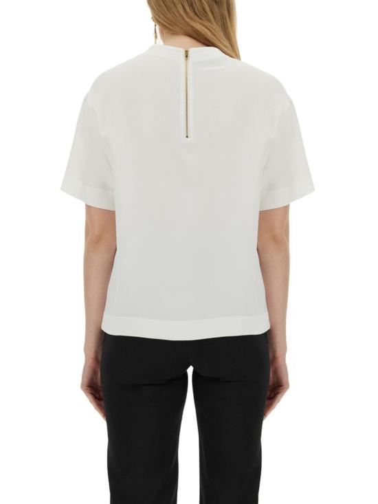  모스키노 반팔 티셔츠 02170433 WHITE - MOSCHINO