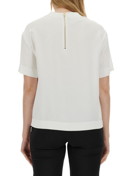  모스키노 반팔 티셔츠 02150433 WHITE - MOSCHINO