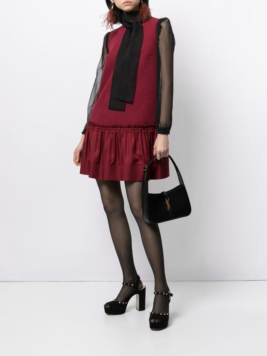 26SS 생로랑 LE 5 A 7 모노그램 토트백 6572282R20W 1000 BLACK - SAINT LAURENT