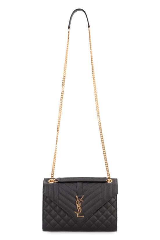 26FW 생로랑 엔벨로프 미디움 백 600185BOW91 1000 BLACK - SAINT LAURENT