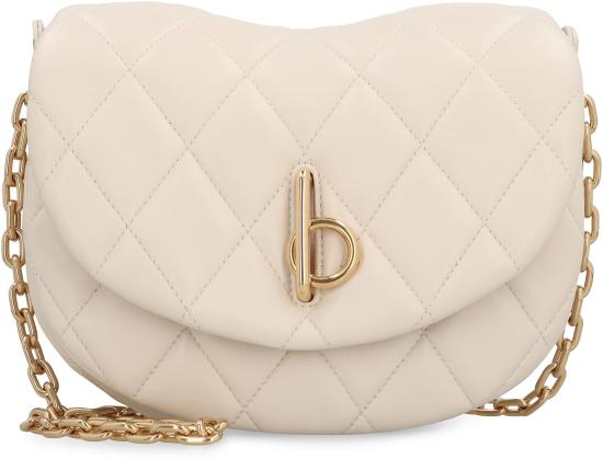 25SS 버버리 퀼티드 락킹 호스 백 8104619163390 B7348 panna - BURBERRY