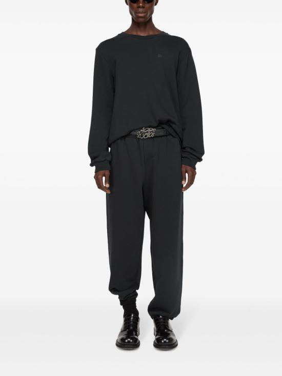 25SS 아크네 스튜디오 크루넥 플리스 스웨터 CI0187D900 BLACK - ACNE STUDIOS