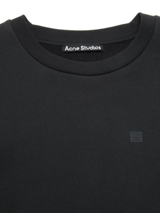 25SS 아크네 스튜디오 크루넥 플리스 스웨터 CI0187D900 BLACK - ACNE STUDIOS