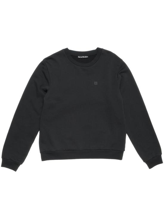 25SS 아크네 스튜디오 크루넥 플리스 스웨터 CI0187D900 BLACK