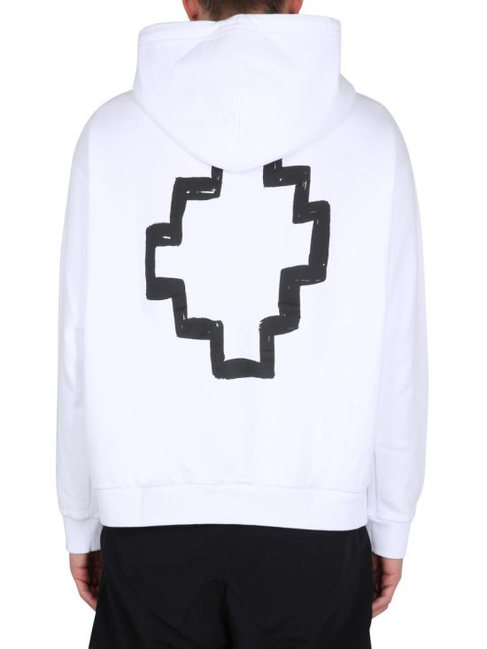  마르셀로 불론 후드 티셔츠 CMBB040 WHITE - MARCELO BURLON