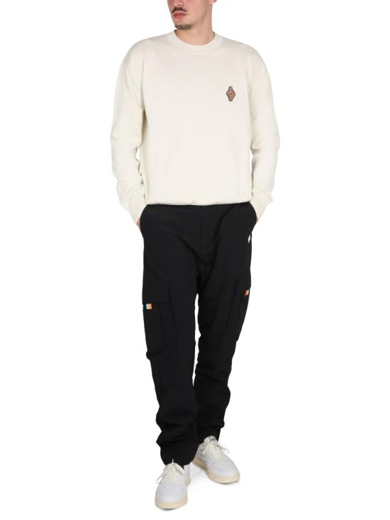  마르셀로 불론 스트레이트 팬츠 CMCF014 BLACK - MARCELO BURLON