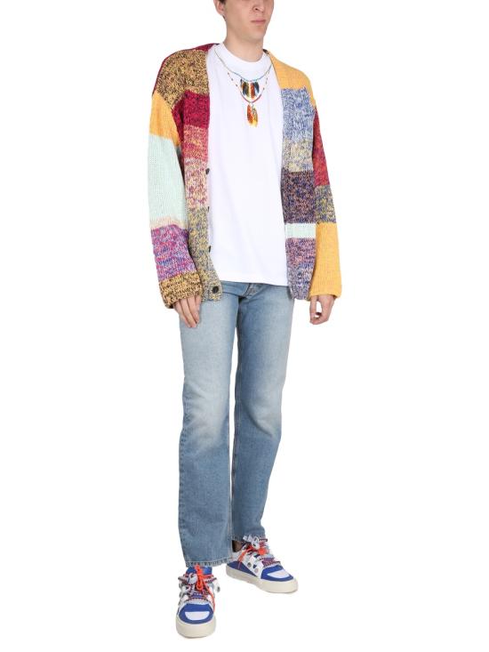  마르셀로 불론 스트레이트 팬츠 CMYA031 BLUE - MARCELO BURLON