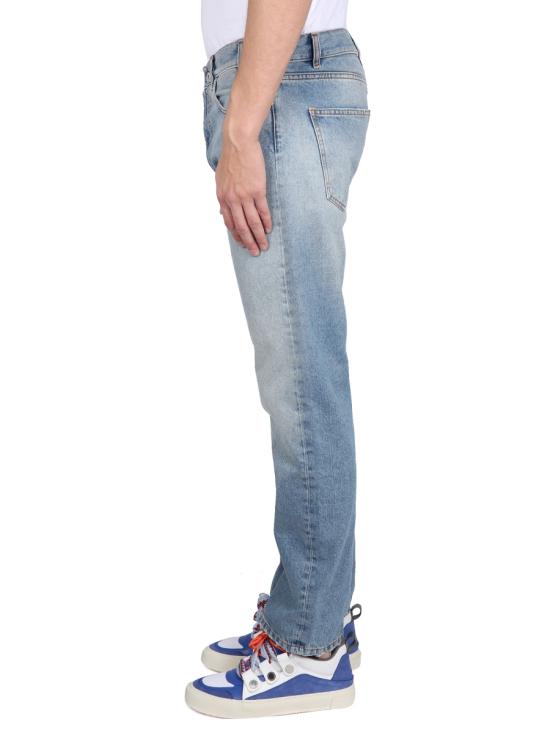  마르셀로 불론 스트레이트 팬츠 CMYA031 BLUE - MARCELO BURLON