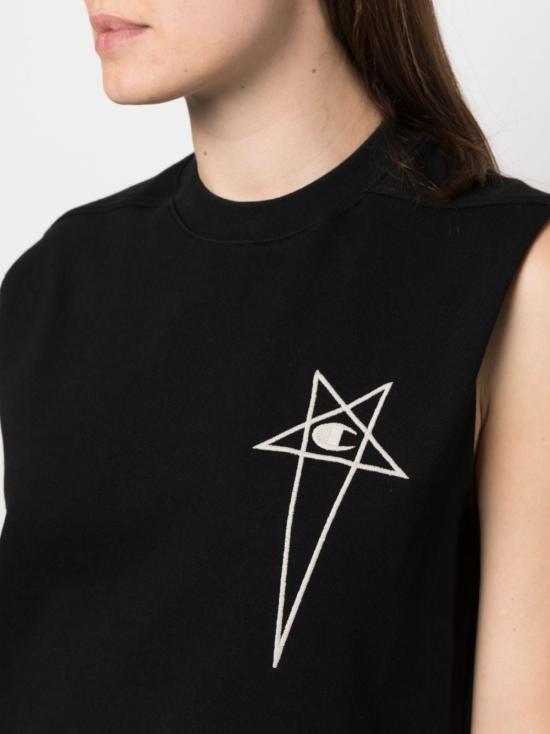  릭오웬스 x 챔피온 바디수트 티셔츠 CW02C9223 BLACK - RICK OWENS X CHAMPIONS