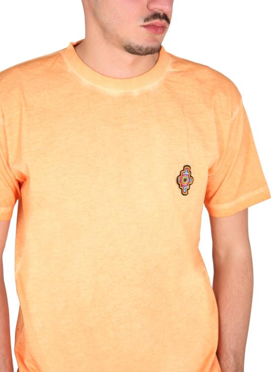  마르셀로 불론 반팔 티셔츠 CMAA018 ORANGE - MARCELO BURLON