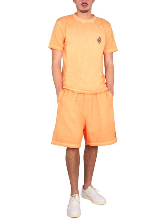  마르셀로 불론 반팔 티셔츠 CMAA018 ORANGE - MARCELO BURLON