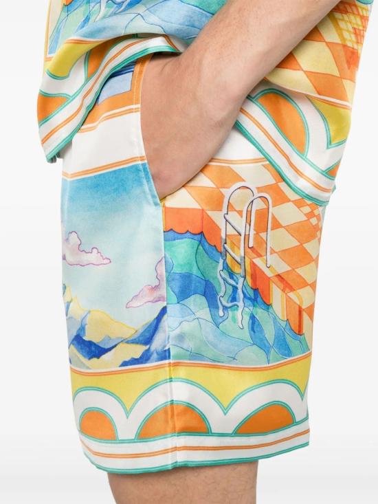 25SS 카사블랑카 숏팬츠 MS25TR01206 SUREALPOOL - CASABLANCA