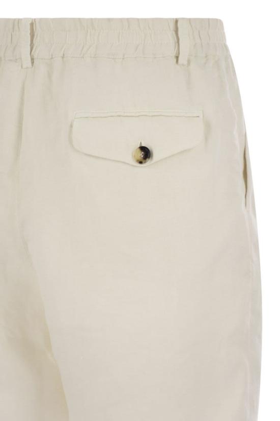 25SS 브루넬로 쿠치넬리 숏팬츠 M243DU0065 C6007 WHITE - BRUNELLO CUCINELLI