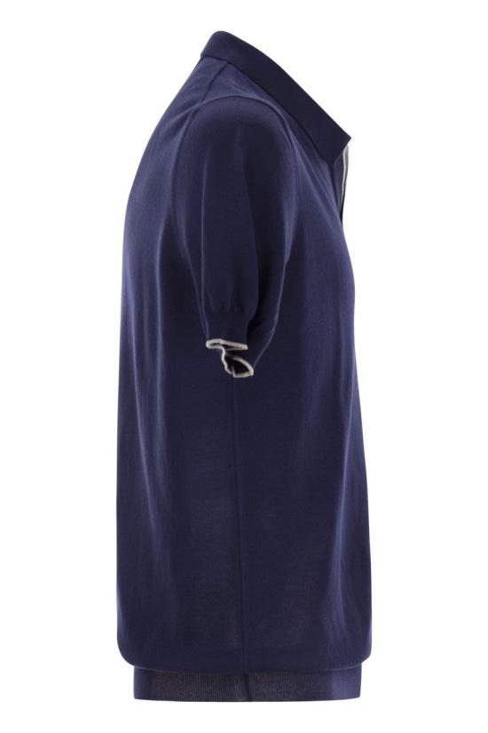 25SS 페이 폴로 티셔츠 NMMC1501740VHY 00V7 NIGHT BLUE - FAY