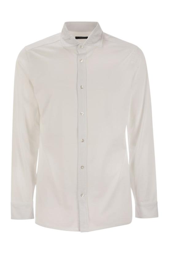 25SS 페이 긴팔 셔츠 NRMA350145TUY1 B001 WHITE