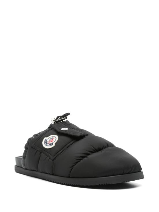 25SS 몽클레어 몬 포켓 패딩 레더 뮬 K109B4M00040M5080999 BLACK - MONCLER
