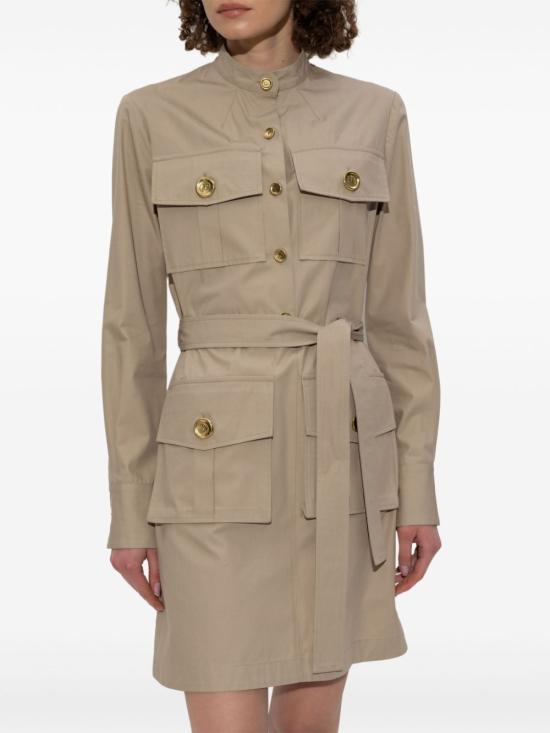  지방시 미디 원피스 BW22A915VK 281 Beige - GIVENCHY