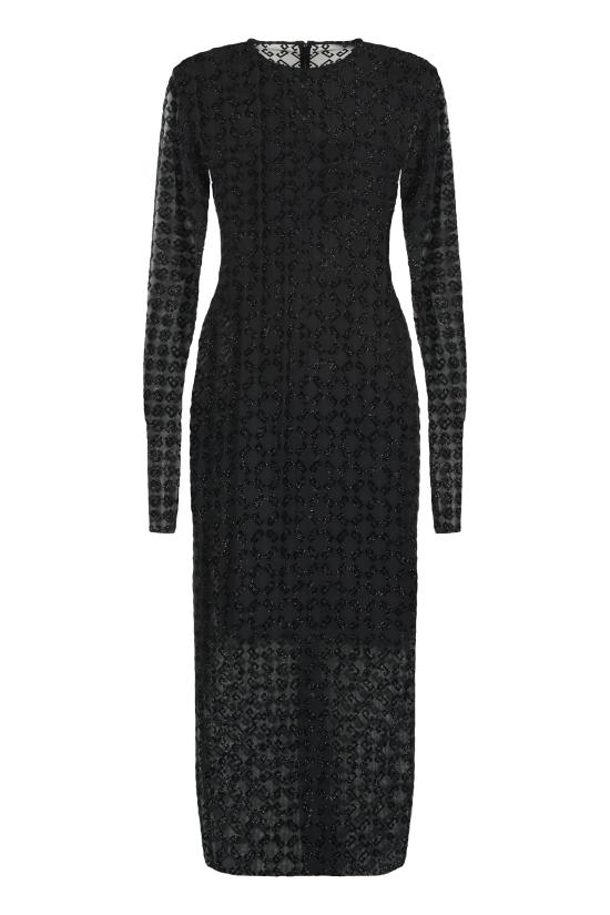 25SS 지방시 미디 원피스 BW225620H0 008 black - GIVENCHY