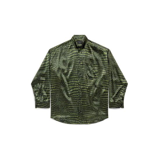 25SS 발렌시아가 반팔 티셔츠 814121TRLC7 3001 green
