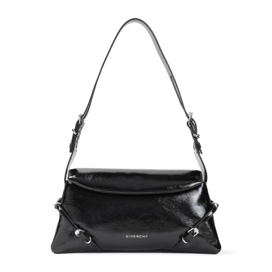 25SS 지방시 페이턴트 레더 스몰 프티 부아유 백 BB5104B25Y 001 black