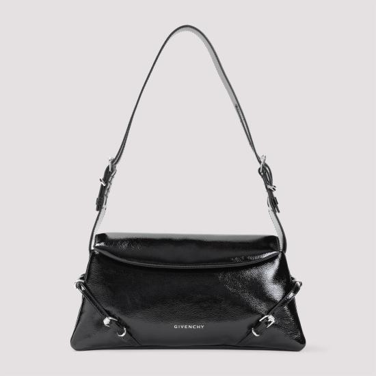 25SS 지방시 페이턴트 레더 스몰 프티 부아유 백 BB5104B25Y 001 black - GIVENCHY