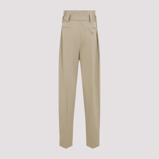  보테가베네타 스트레이트 팬츠 815456VA5Y0 9733 Beige - BOTTEGA VENETA