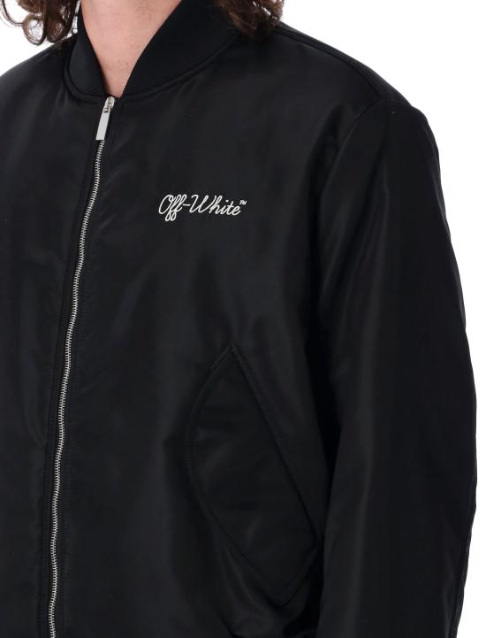 25SS 오프화이트 자켓 OMEH05EC99FAB001 1001 BLACK WHITE - OFF WHITE