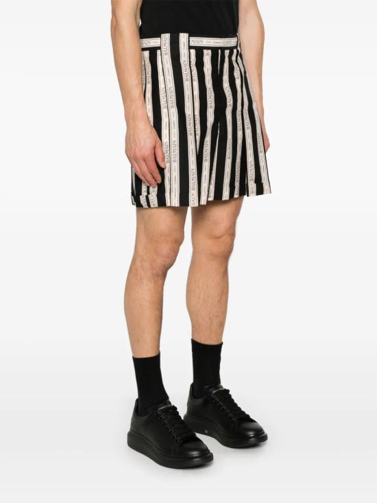 25SS 발망 숏팬츠 EH1PA126CF80 NUDENOIR - BALMAIN