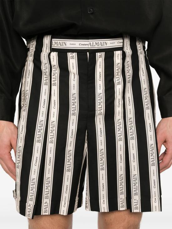 25SS 발망 숏팬츠 EH1PA126CF80 NUDENOIR - BALMAIN