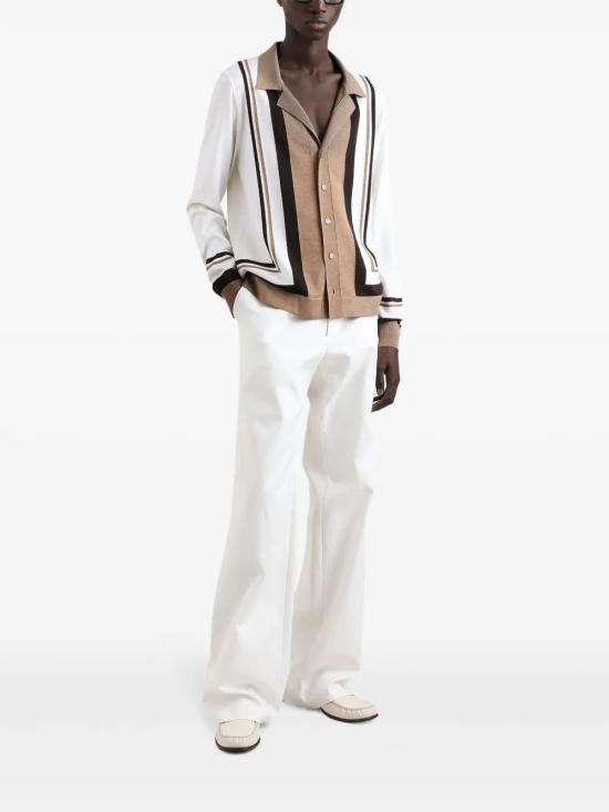 25SS 돌체앤가바나 긴팔 셔츠 GXV35ZJFMDU LATTEMARON - DOLCE & GABBANA