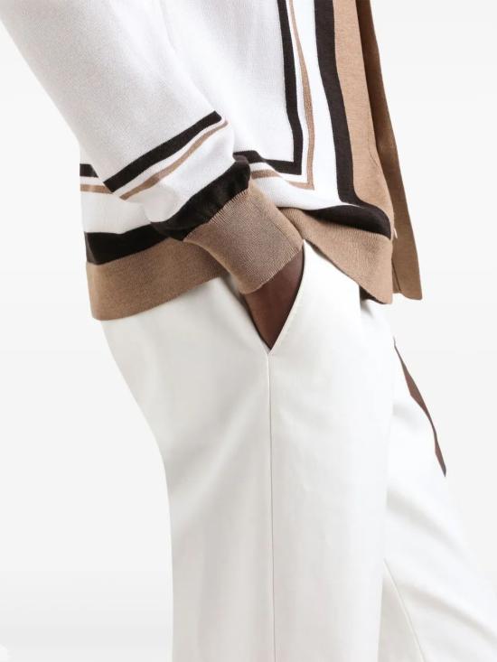 25SS 돌체앤가바나 긴팔 셔츠 GXV35ZJFMDU LATTEMARON - DOLCE & GABBANA