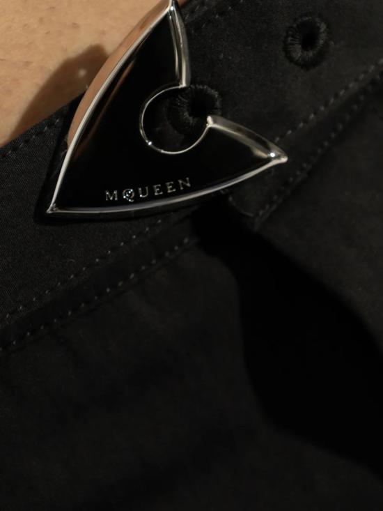 25SS 알렉산더 맥퀸 스트레이트 팬츠 809140QSAA9 BLACK - ALEXANDER MCQUEEN