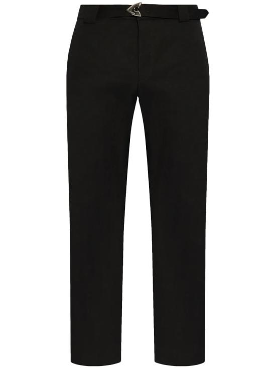 25SS 알렉산더 맥퀸 스트레이트 팬츠 809140QSAA9 BLACK