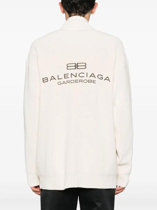 25SS 발렌시아가 집업 니트 812919T3363 BEIGE - BALENCIAGA