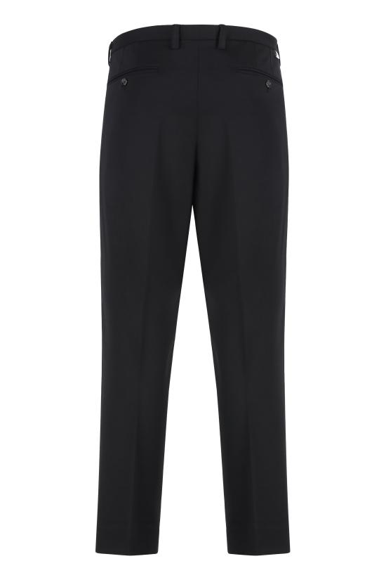 25SS 파올로 페코라 스트레이트 팬츠 B0214794 9000 black - PAOLO PECORA