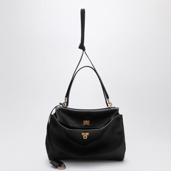 26SS 발렌시아가 로데오 미디움 핸드백 7897722AA4V 1000 BLACK - BALENCIAGA