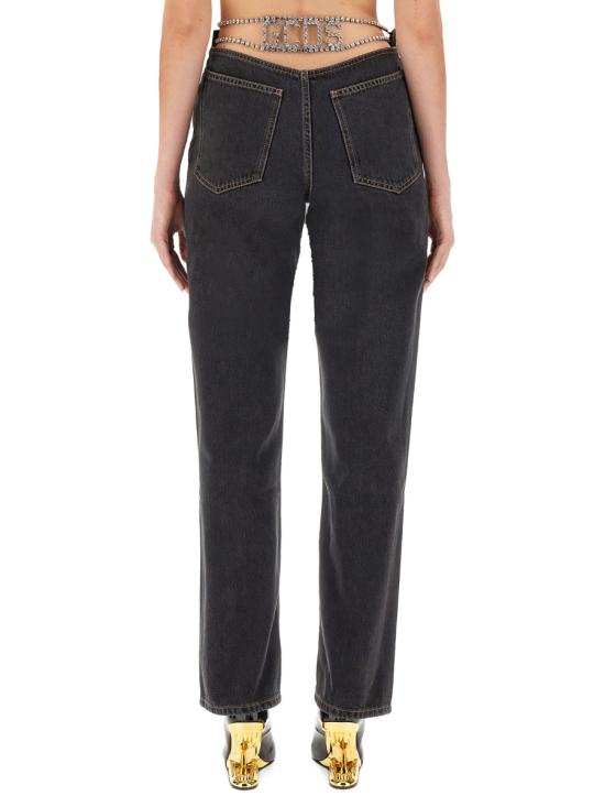  지씨디에스 스트레이트 팬츠 CC94W350224 BLACK - GCDS