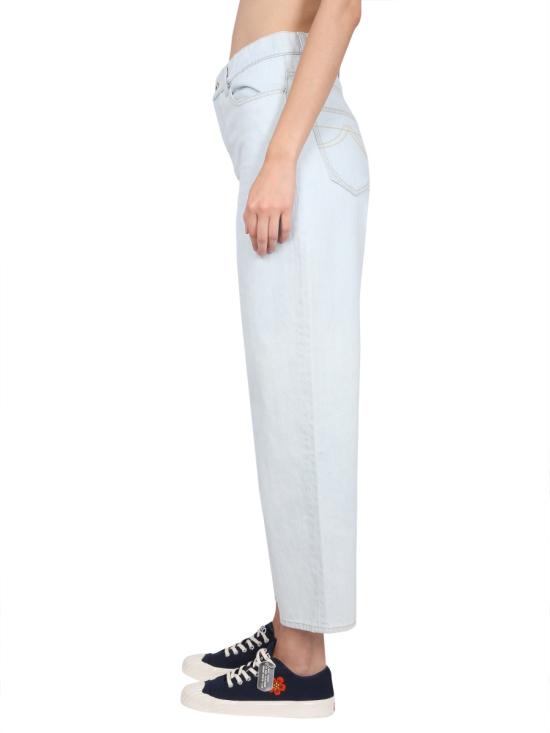  겐조 스트레이트 팬츠 FD62DP215 AZURE - KENZO