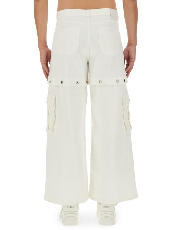  오프화이트 스트레이트 팬츠 OMYA183 WHITE - OFF WHITE