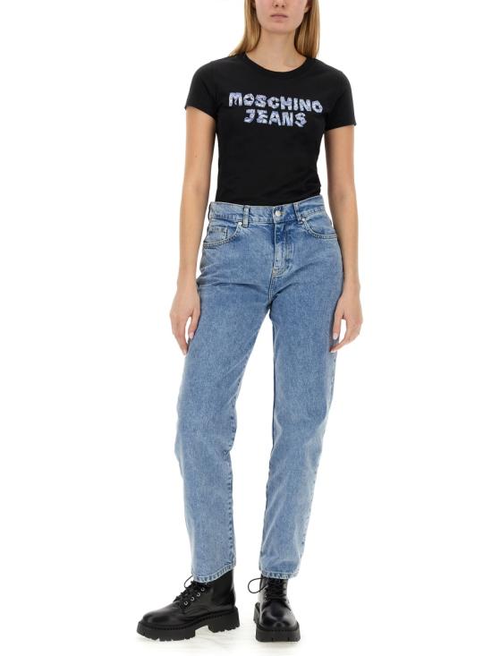  모스키노 스트레이트 팬츠 03253236 DENIM - MOSCHINO