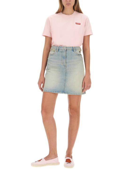  겐조 숏 스커트 FD62DJ274 AZURE - KENZO