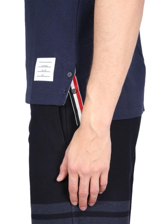  톰브라운 반팔 티셔츠 MJS204A BLUE - THOM BROWNE