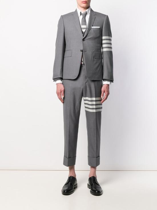  톰브라운 스트레이트 팬츠 MTC001A GREY - THOM BROWNE