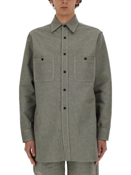  마르지엘라 긴팔 셔츠 S67DT0013 GREY