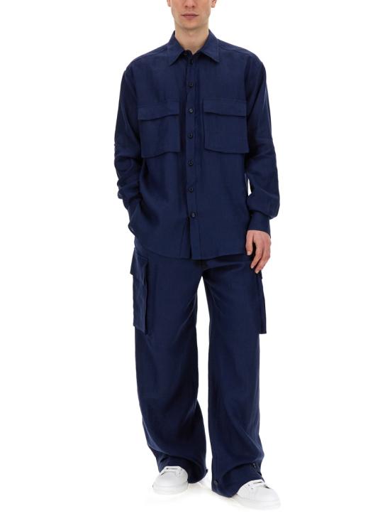  돌체앤가바나 긴팔 셔츠 G5LI9T BLUE - DOLCE & GABBANA