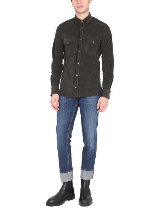  피티토리노 긴팔 셔츠 TL6TTX010CPT BROWN - PT TORINO